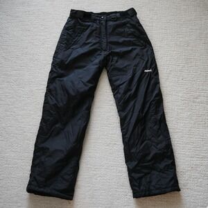 Ski Gear Women Black Insulated Snow Pants Medium Winter Skiing Snowboarding